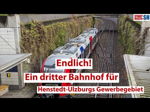 Endlich! Ein dritter Bahnhof für Henstedt-Ulzburgs Gewerbegebiet