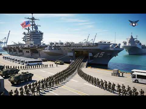 Iran Tension! Thousand Troops of USS Comstock (LSD 45) Rapid Response Operation at Sea