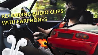 Recording exhaust audio: Earphone vs Action cam | Mazda Mx-5