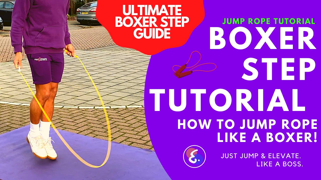 Geraldo Alken demonstrates jump rope boxer steps, weight transfers, and footwork techniques for boxing.
