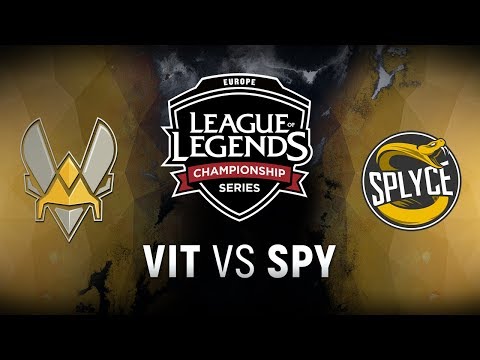 VIT vs. SPY - Week 1 Day 1 | EU LCS Summer Split | Team Vitality vs. Splyce (2018)