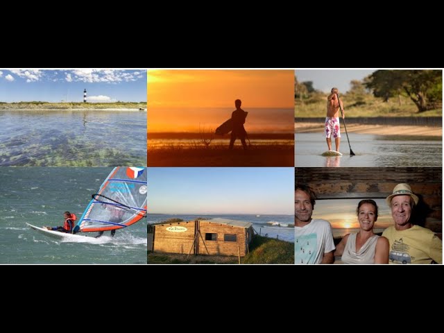 Live webcam view of Les Huttes Surf Beach on Oléron