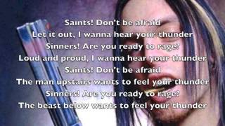 Saints &amp; Sinners by Bullet For My Valentine Lyrics Video
