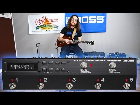 Austin Sandick demos the BOSS ES-5 Effects Switcher
