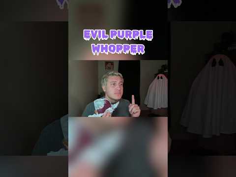 I Tried The Evil Wednesday Purple Whopper...