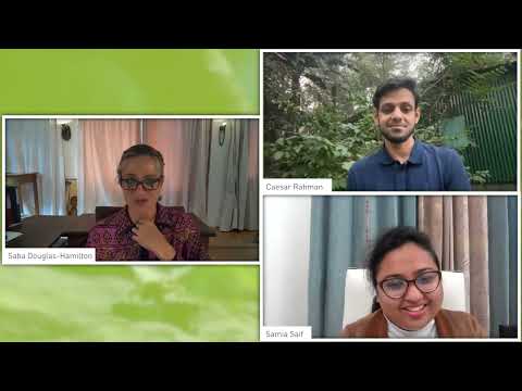 Saba Douglas-Hamilton interviews Future For Nature laureates Samia Saif and Shahriar Caesar Rahman