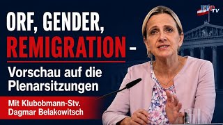 ORF, Gender & Remigration - Vorschau auf die Plenarsitzungen