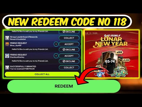 HOW TO GET NEW REDEEM CODES CODIGOS CANJEAR KODE HARI INI IN LATEST TODAY IN EA FC FIFA MOBILE 26