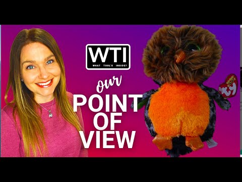TY BEANIES BOOS Black Owl Toy - WTI product video review