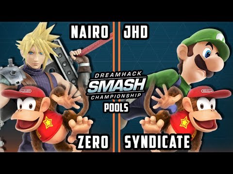 DHATL 17 Smash 4 - Nairo & Zero Vs. JHD & Syndicate Doubles Pools - Smash Wii U