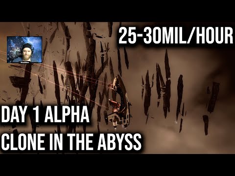 Eve Online - 25-30 Mil/hour Day 1 Alpha Clone in the Abyss