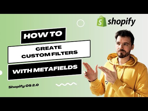 How to create custom collection filters Shopify 2.0