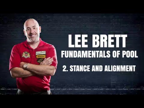 APA Lee Brett Billiard Instruction - Pool Lesson 2 - How to have perfect Stance & Alignment