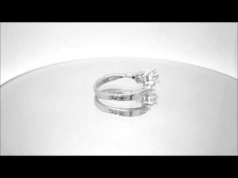 18K ROUND DECO ANTIQUE DIAMONDS ENGAGEMENT RING 1.00CTW - KNR INC 743.1