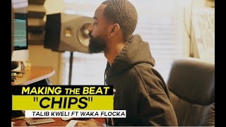 Beat Making "Chips" - Talib Kweli ft Waka Flocka Prod by J Rhodes [Logic Pro x Maschine Studio]