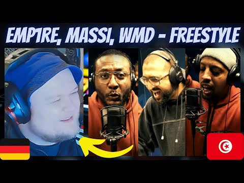 🇹🇳 WMD, Massi, Emp1re | Rap Heure - Freestyle | GERMAN Reaction