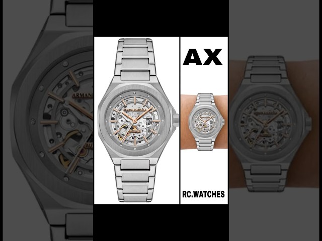Vídeo relacionado con Armani Exchange Orologio da donna, Movimento cronografo al quarzo e cassa da 36 mm con cinturino in acciaio inossidabile, Tono plateado y tono oro rosa
