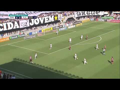 Santos 4x0 Flamengo - Brasileiro 08/12/2019 - Melhores momentos e gols (HD)