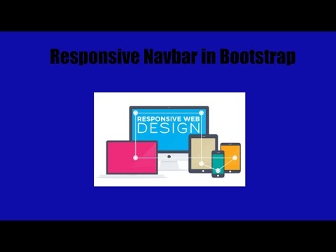 Bootstrap 3 - Create responsive Navbar using bootstrap