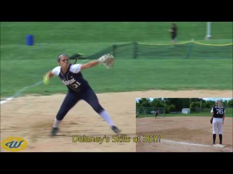 Delaney Smith's Softball Skills Video - 2019 3B/SS - Newtown Rock 18-Gold