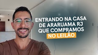 Tour pela casa que compramos em Araruama no LEILÃO de imóveis | Como será que ela estava por dentro?