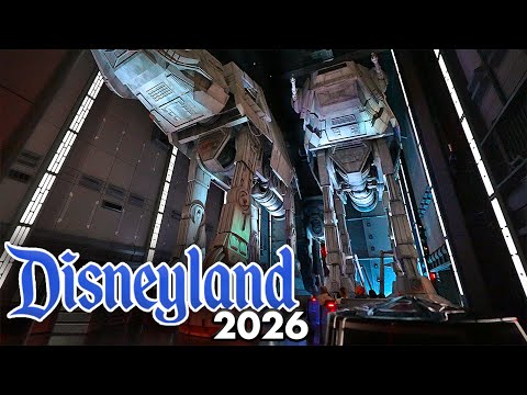 Star Wars: Rise of the Resistance 2026 - Disneyland Full Trackless Ride Experience [4K POV]