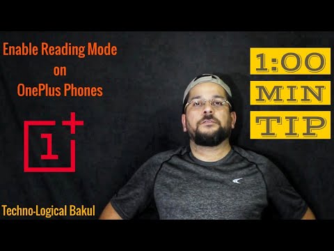 How to Enable Reading Mode on OnePlus Phones