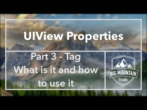 UIView Properties Part 3 - Tag - and using viewWithTag (iOS, Xcode 8)
