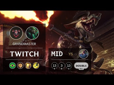 Twitch Mid vs Yasuo - BR Grandmaster Patch 10.2