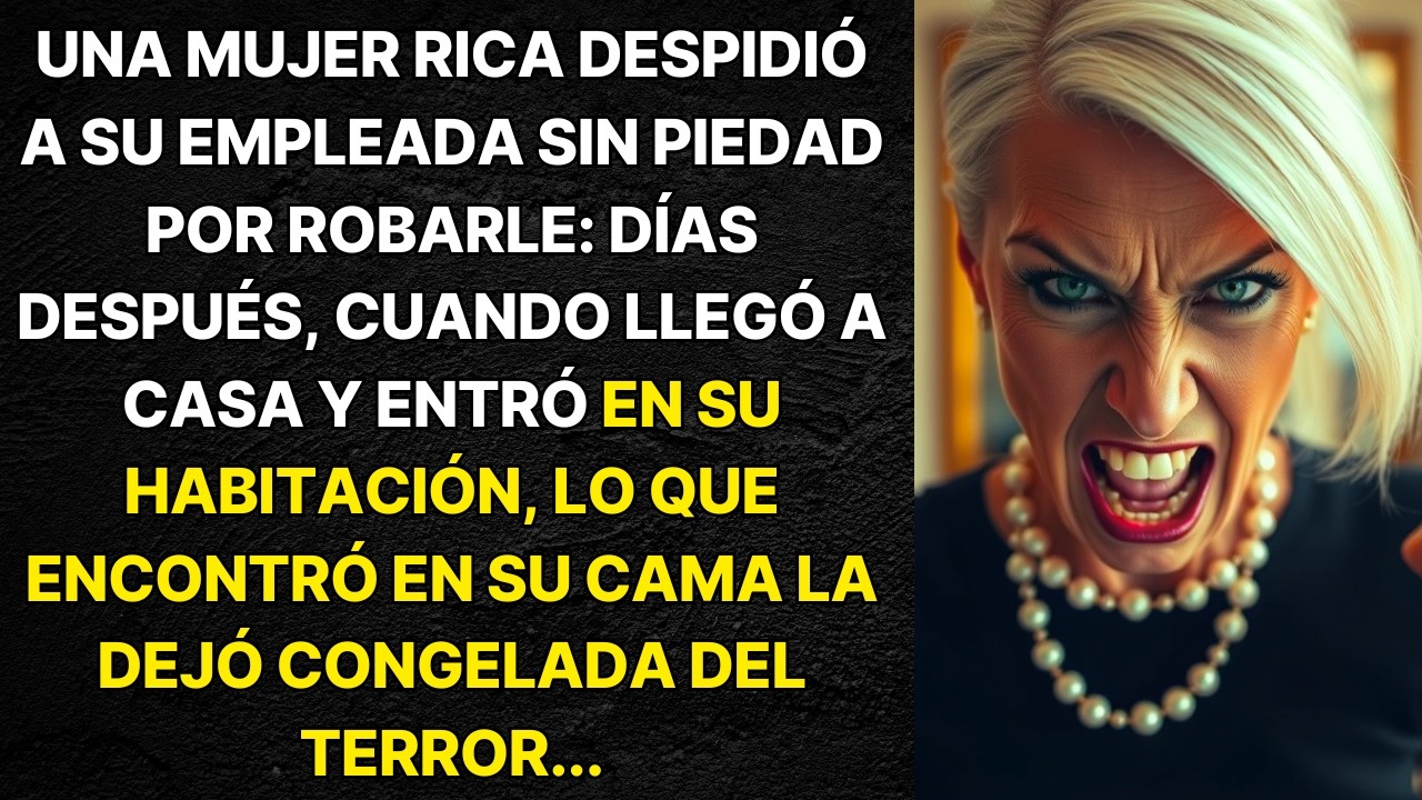 RICA DESPIDIÓ A SU EMPLEADA SIN PIEDAD POR ROBARLE: DÍAS DESPUÉS, CUANDO LLEGÓ A CASA Y ENTRÓ...