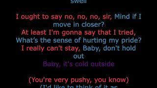 Michael &amp; Idina - Baby It&#39;s Cold Outside (karaoke)