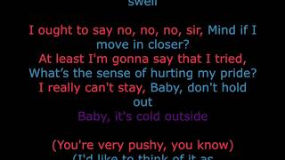 Michael &amp; Idina - Baby It&#39;s Cold Outside (karaoke)