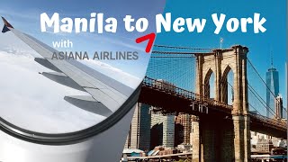 TRAVEL | FLYING WITH ASIANA AIRLINES | OZ704 MANILA TO INCHEON | OZ222 INCHEON TO NEW YORK