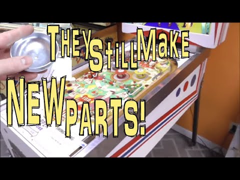 New Bells For My 1963 Gottlieb SWING ALONG Pinball Machine & More Repair Parts, Almost Done!