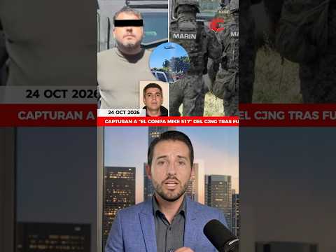 Capturan a “El Compa Mike 517” del CJNG en Zapopan con helicópt... #Noticias #Jalisco #mexico #usa