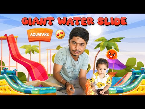 Nirav oda Happiness ah Paarunga🥹 - Making JUNGLE WATERSLIDE for Nirav😍🔥