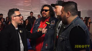 A Tribe Called Red on the 2017 JUNO Awards Red Carpet