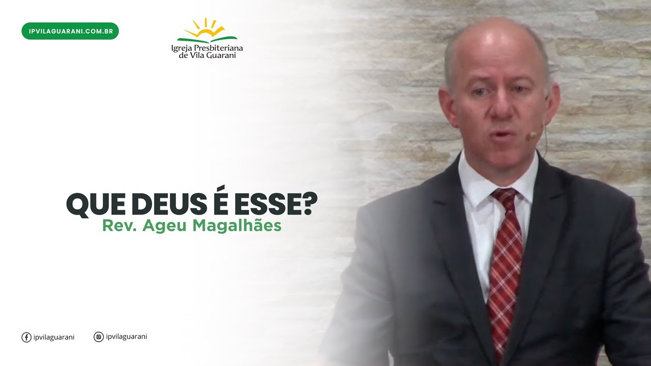 Que Deus é esse? - Romanos 4:16 e 17 | Rev Ageu Magalhães