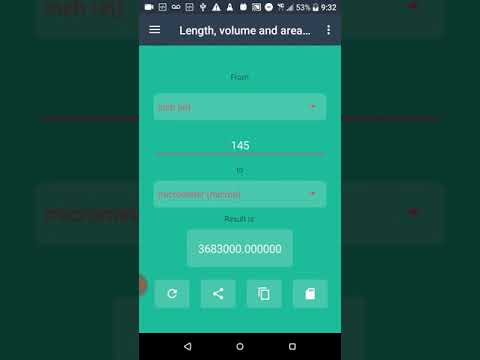 Length, volume and area - unit