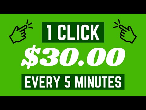 Just Click Once And Get Paid $30 | Cash-out Per 5 Minutes (Make Money Online)