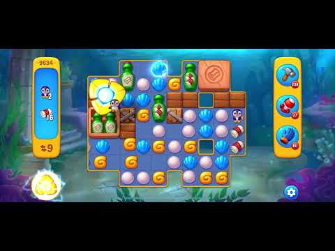 Fishdom level 9634 no boosters フィッシュダム ノーマル