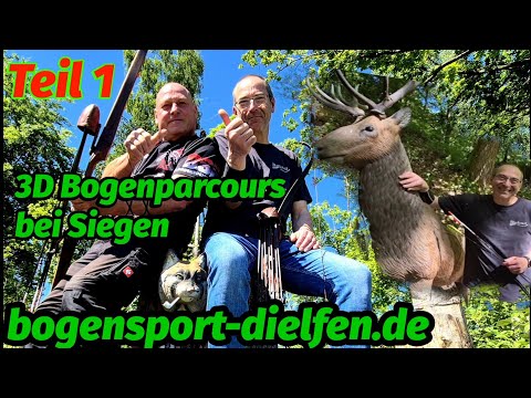 Public 3D club course in Siegerland / bogensport-dielfen.de / Bogensport Extrem Archery🏹💯
