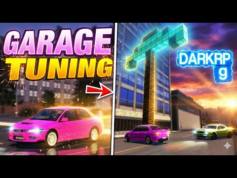 Garage Tuning drives the Police crazy! (huge tuning) GMOD DarkRP FR