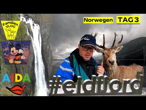 Unser ERSTER Landgang - ERLEBNISREICHES Eidfjord! | AIDA Prima Reise | Tag 3