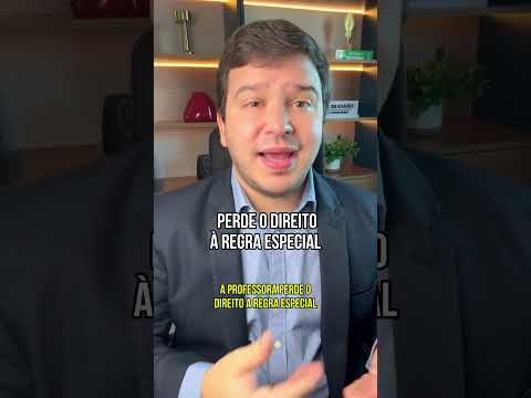 The teacher may lose INSS (Brazilian Social Security Institute) time.