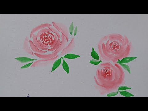 Every watercolor flower you'll ever need! One Stroke Loose Painting || Joymika Arté