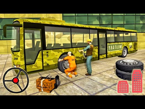 Army Bus Driving Simulator - Offroad US Military Coach Transport | Android Gameplay