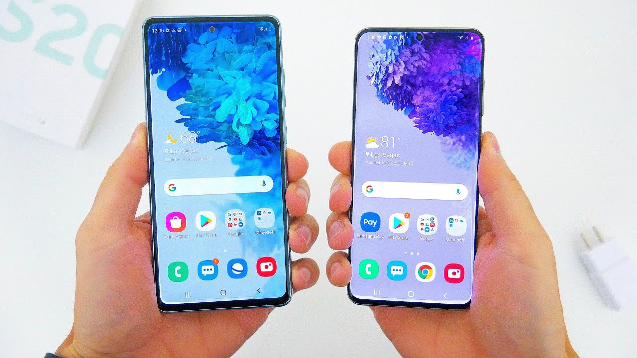 Samsung Galaxy S20 FE (Fan Edition) vs. S20 Flagship -  What's The Difference?