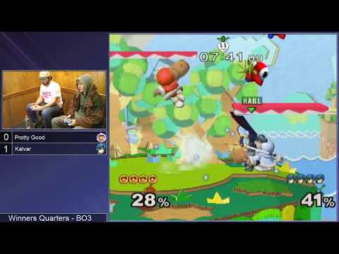 MMOM174 SSBM - Pretty Good (Ice Climbers) vs. Kalvar (Marth) - Melee WQF