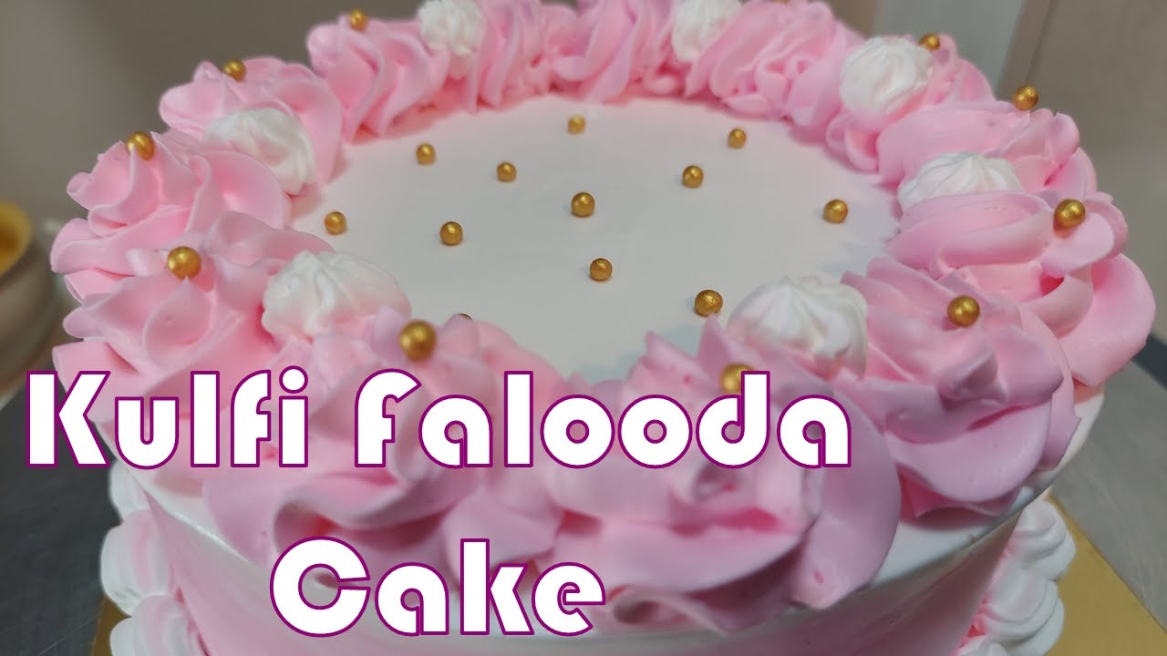 Kulfi Falooda Cake Recipe | How to Make Kulfi Flavour Cake or Faluda Cake | कुल्फी फालुदा केक